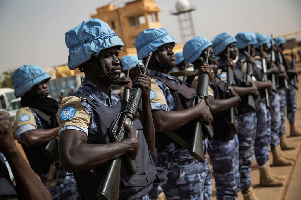 United Nations peacekeepers in  Menaka, Mali. Photo: MINUSMA/Marco Dormino