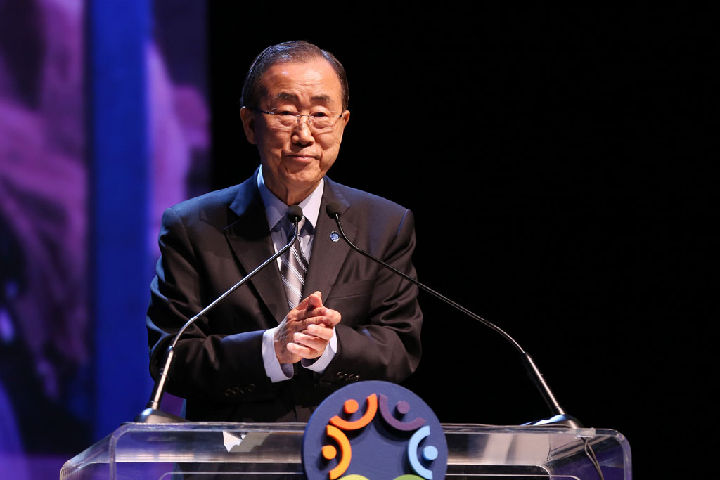 Secretary-General Ban Ki-moon addresses the closing of the first-ever World Humanitarian Summit in Istanbul,Turkey. Photo: UNOCHA