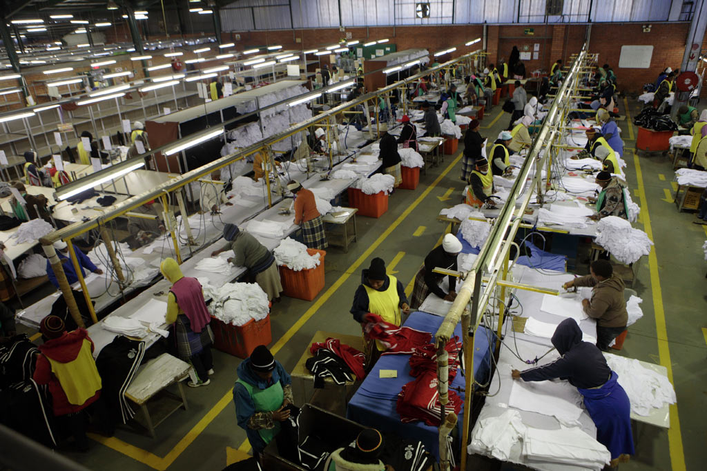 A textile factory in Lesotho. (file) Photo: World Bank/John Hogg