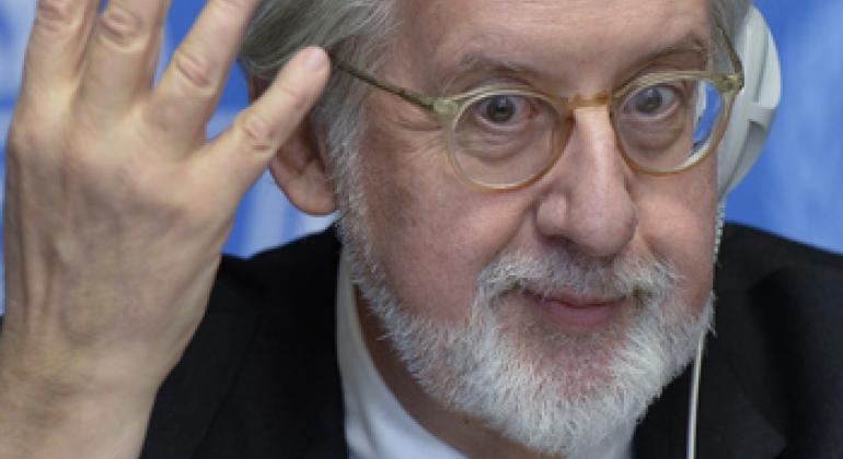 Paulo Pinheiro, Chairman of the Independent Commission of Inquiry on Syria.