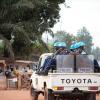 MINUSCA, the UN Multidimensional Integrated Stabilization Mission in the Central African Republic (CAR), on patrol in the capital Bangui.