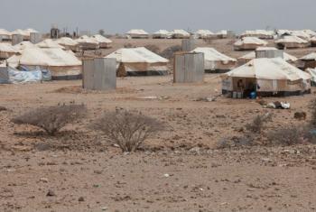 General view of the Markazi refugee camp, Djibouti.