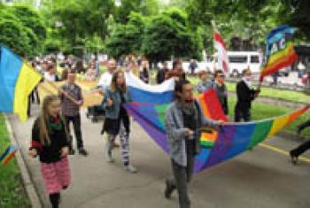 Lesbian, Gay, Bisexual, Transgender and Intersex (LGBTI) pride march.