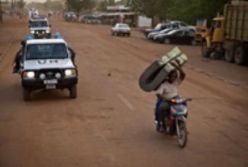 Peacekeepers patrol the streets of Gao, in northern Mali.