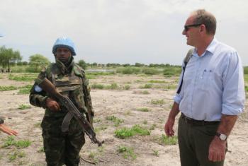 UNMISS head David Shearer in Aburoc to assess UN peacekeeping contribution.