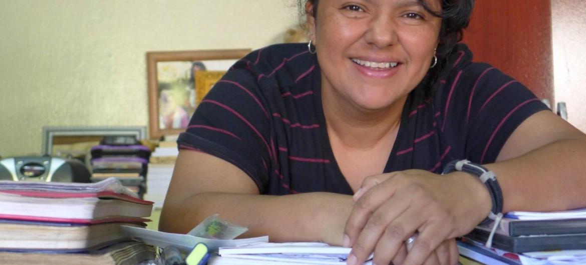 La ecologista Berta Cáceres, conocida activista de Honduras, fue asesinada en marzo de 2016.
