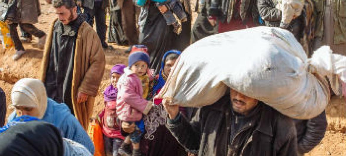 Metade da população síria está desalojada. Foto: Acnur/J. Kohler