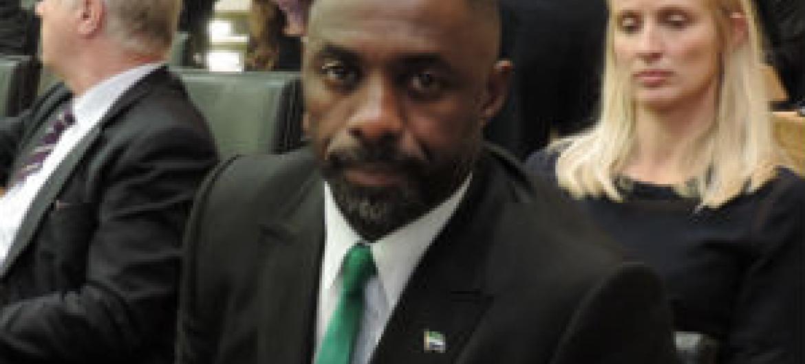 Idris Elba. Foto: Rádio ONU