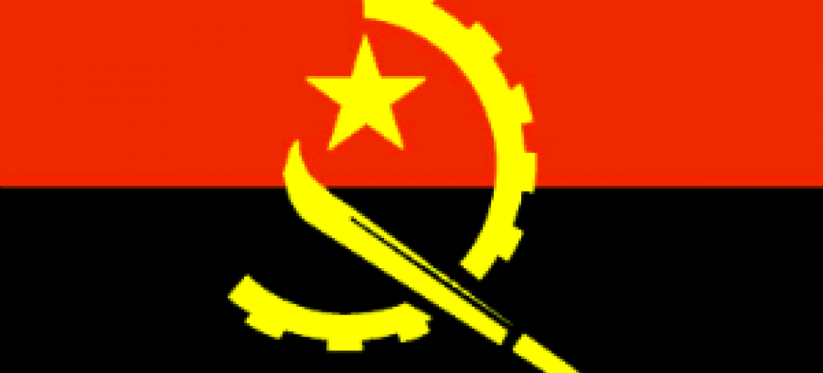 Bandeira de Angola.