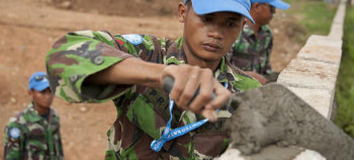 Soldados de paz da ONU em Bangui. Foto: ONU/Catianne Tijerina