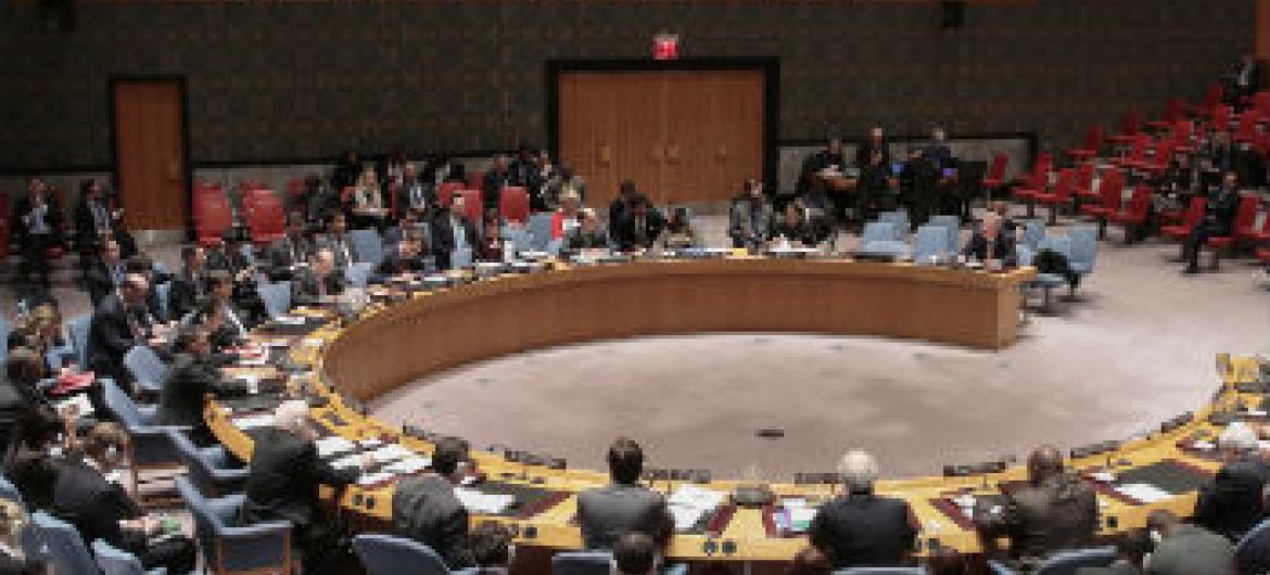 Reunião nesta quinta-feira no Conselho de Segurança. Foto: ONU/Mark Garten