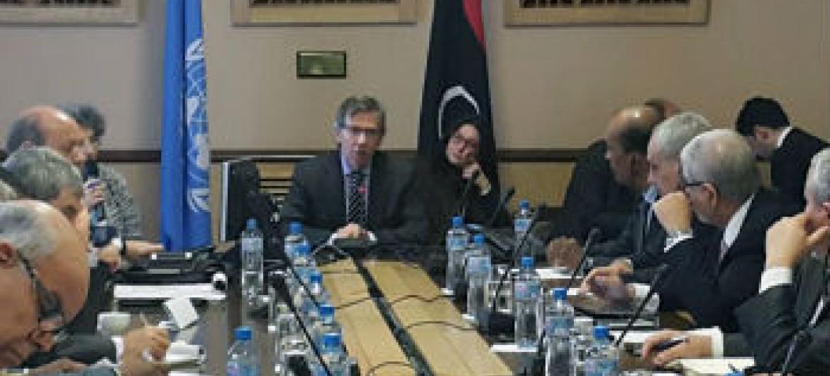 Encontro reúne representantes de cidades líbias. Foto: ONU/Jean-Marc Ferr