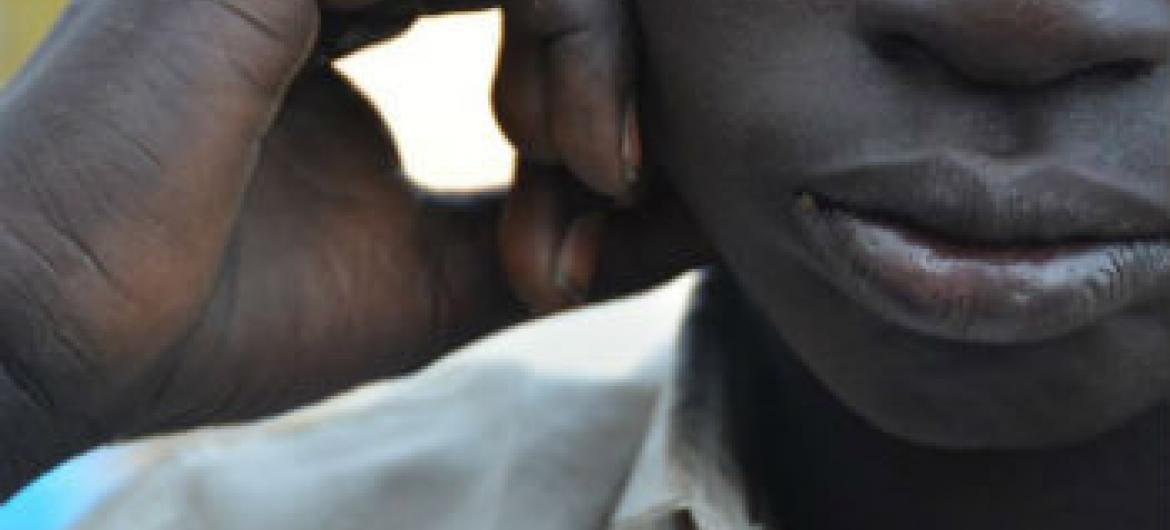 Ex-criança-soldado sul-sudanesa. Foto: Unicef Sudão do Sul/2015/Doune Porter