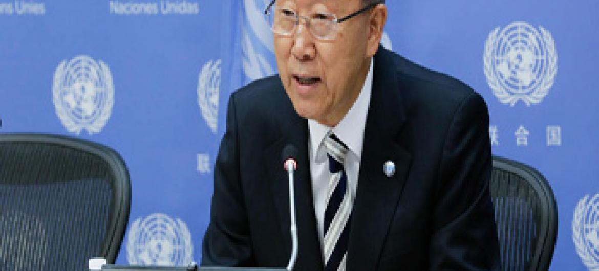 Secretário-geral Ban Ki-moon. Foto: ONU/Evan Schneider