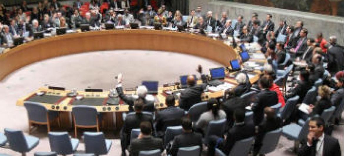Votação no Conselho de Segurança, nesta quinta-feira. Foto: ONU/Devra Berkowitz
