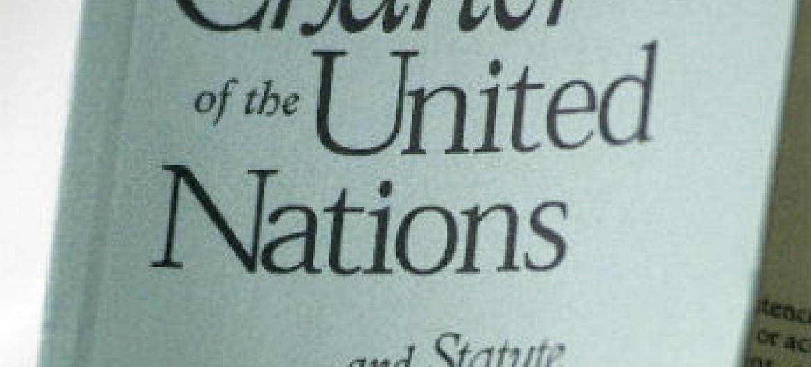 Cópia da Carta das Nações Unidas. Foto: ONU/Mark Garten