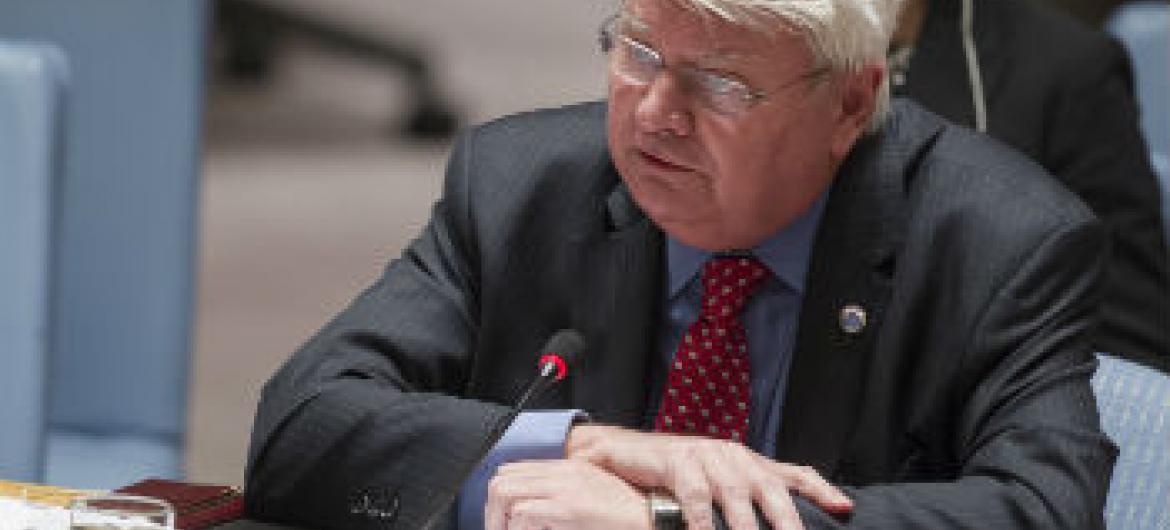 Hervé Ladsous nesta quinta-feira no Conselho de Segurança da ONU. Foto: ONU/Loey Felipe