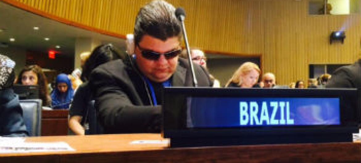 Antonio José Ferreira participa do encontro na sede da ONU. Foto: Rádio ONU