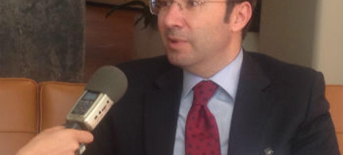 Jorge Moreira da Silva, ministro do Ambiente, Ordenamento do Território e Energia de Portugal. Foto: Missão de Portugal junto às Nações Unidas.