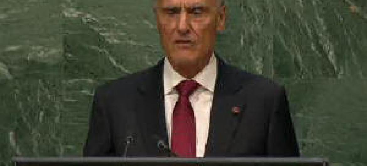 Aníbal Cavaco Silva. Imagem: TV ONU