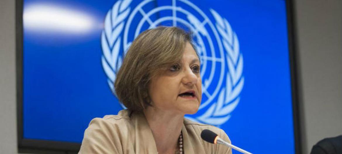 Subsecretária-geral da ONU para Informação Pública, Cristina Gallach. Foto: ONU/Kim Haughton