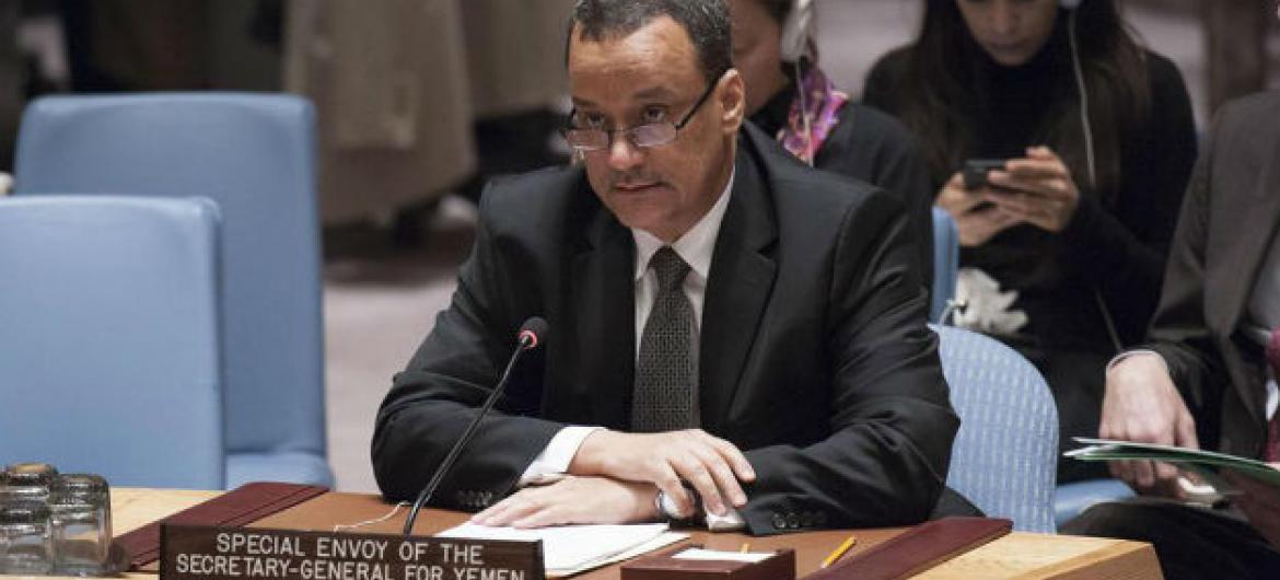 Eviado especial da ONU para o Iêmen, Ismail Ould Cheikh Ahmed. Foto: ONU/Kim Haughton