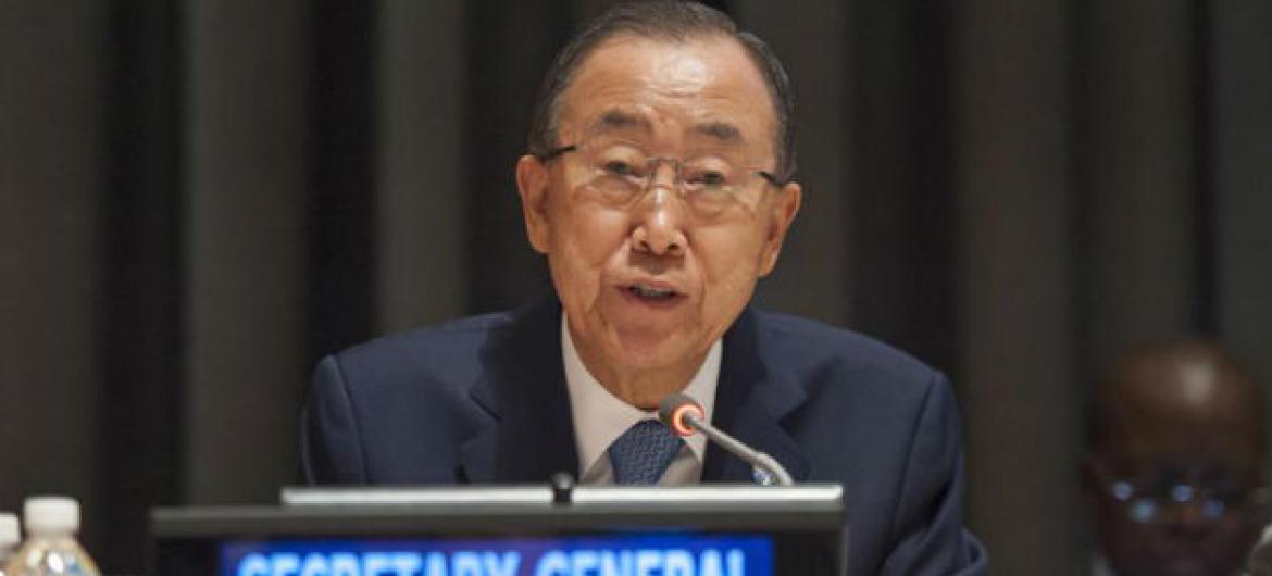 Ban Ki-moon. Foto: ONU/Cia Pak