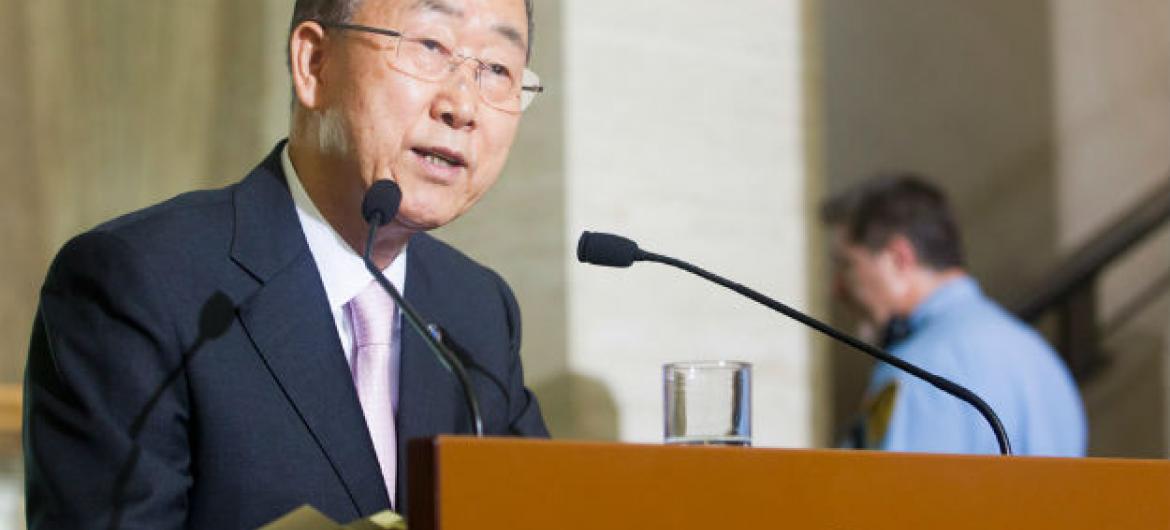 Ban Ki-moon. Foto: ONU/Rick Bajornas