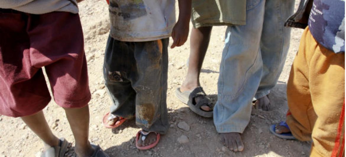 Crianças no Iémen. Foto: ONU/Philip Behan
