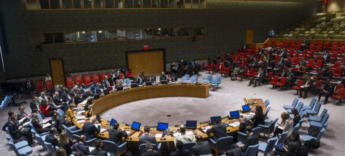 Conselho de Segurança reunido esta terça-feira, numa sessão sobre os países da África Central. Foto: ONU/Amanda Voisard