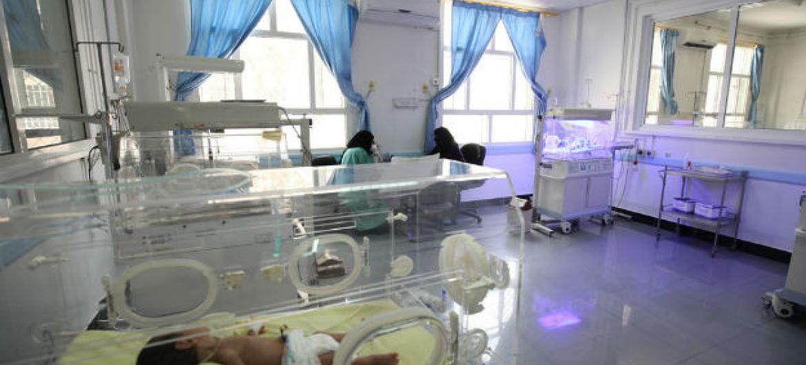 Hospital no Iêmen. Foto: Unicef/Magd Farid