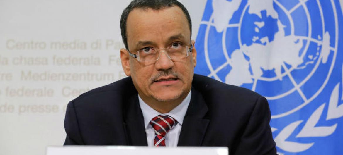 Ismail Ould Cheikh Ahmed, enviado especial das Nações Unidas para o Iémen. Foto: ONU/Elma Ocik