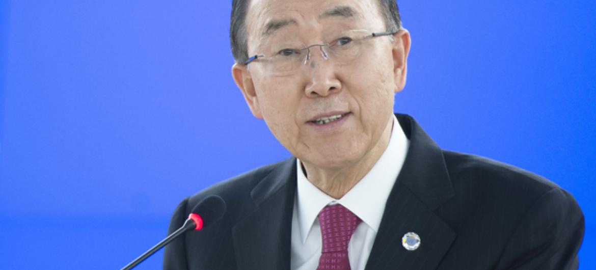 Secretário-geral da ONU, Ban Ki-moon. Foto: ONU/arquvo/Jean-Marc Ferré