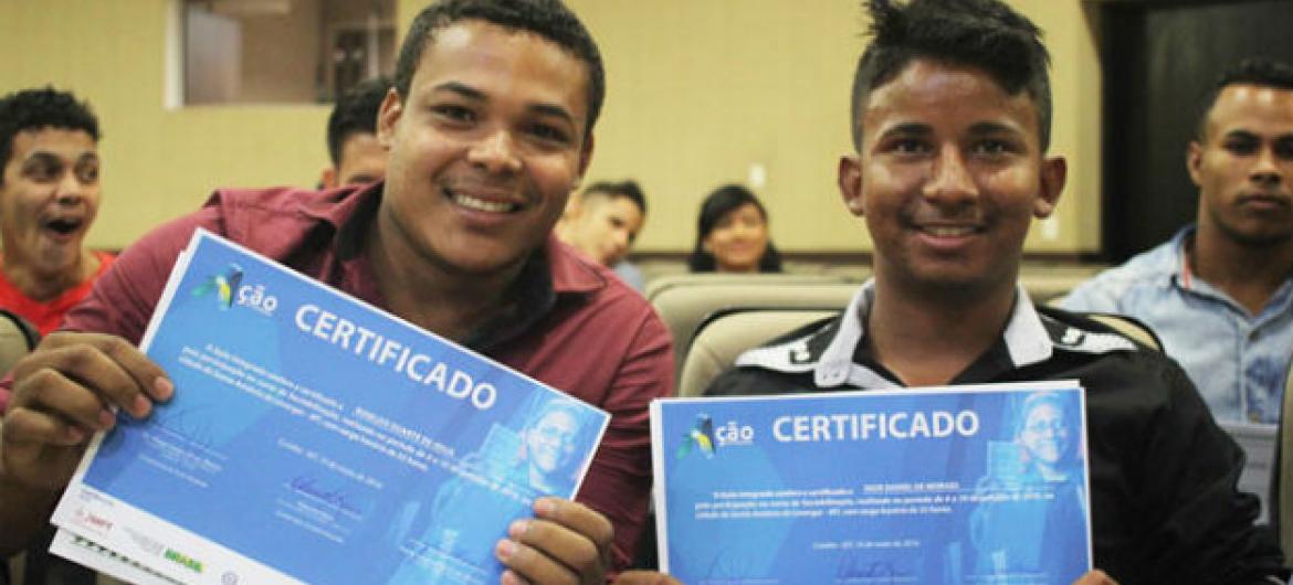 Iniciativa tem como objetivo fornecer apoio técnico e institucional aos jovens. Foto: OIT/Antonio Rodrigues