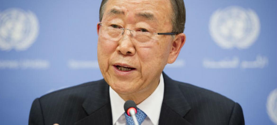 Secretário-geral da ONU, Ban Ki-moon. Foto: ONU/Rick Bajornas