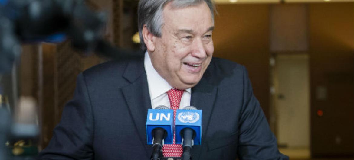 António Guterres. Foto: ONU/Manuel Elias
