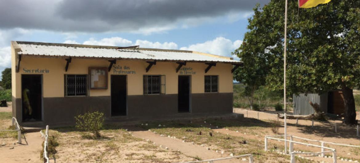 Escola primária em Vilanculos, Moçambique. Foto: Rádio ONU/Denise Costa