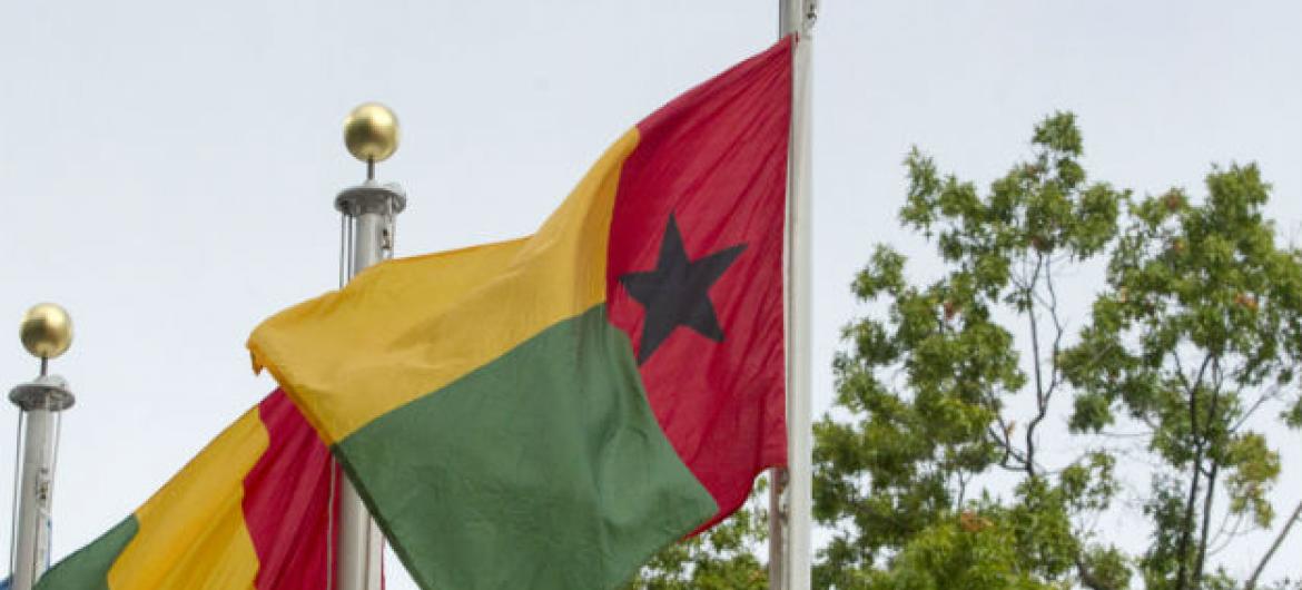 Bandeira da Guiné-Bissau. Foto: ONU/Loey Felipe
