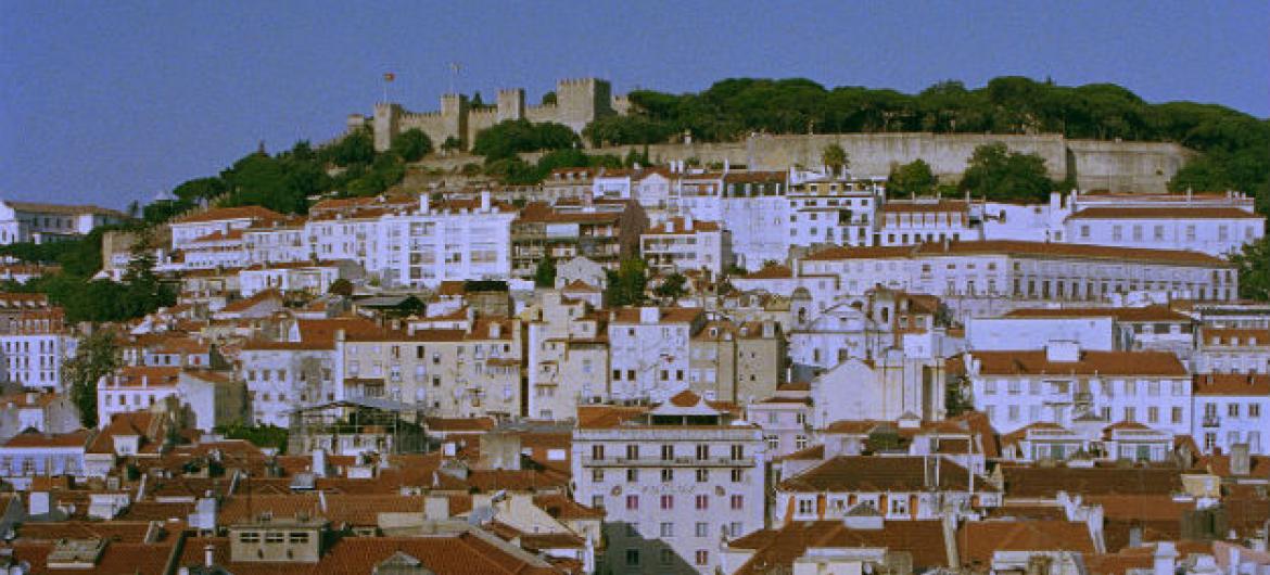 Vista do Castelo de São Jorge em Lisboa, Portugal. Foto: © Clara Pereira