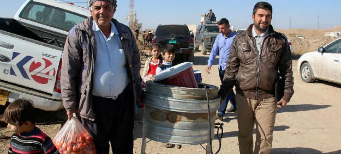 Quase 115 mil pessoas estão deslocadas em Mossul, no Iraque. Foto: PMA/Alexandra Murdoch