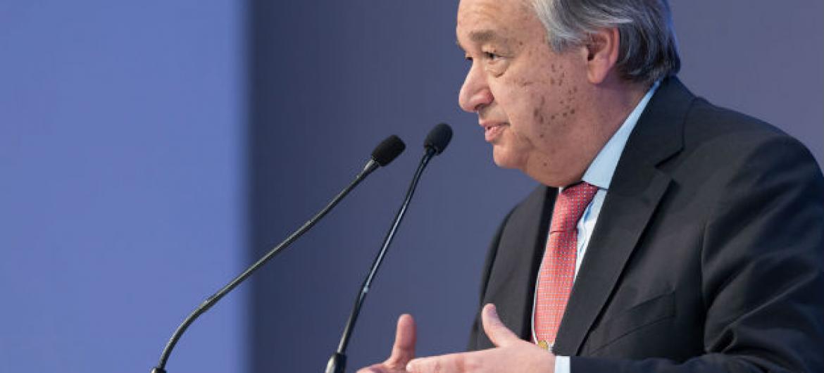 António Guterres, secretário-geral da ONU. Foto: Fórum Econômico Mundial/Boris Baldinger (arquivo)