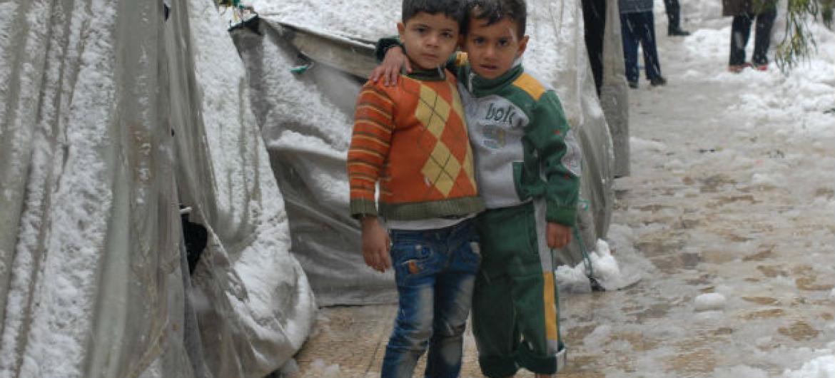 Apelo humanitário para refugiados palestinos. Foto: Unrwa