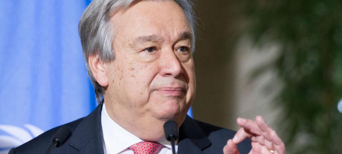 António Guterres. Foto: ONU/Violaine Martin (arquivo)