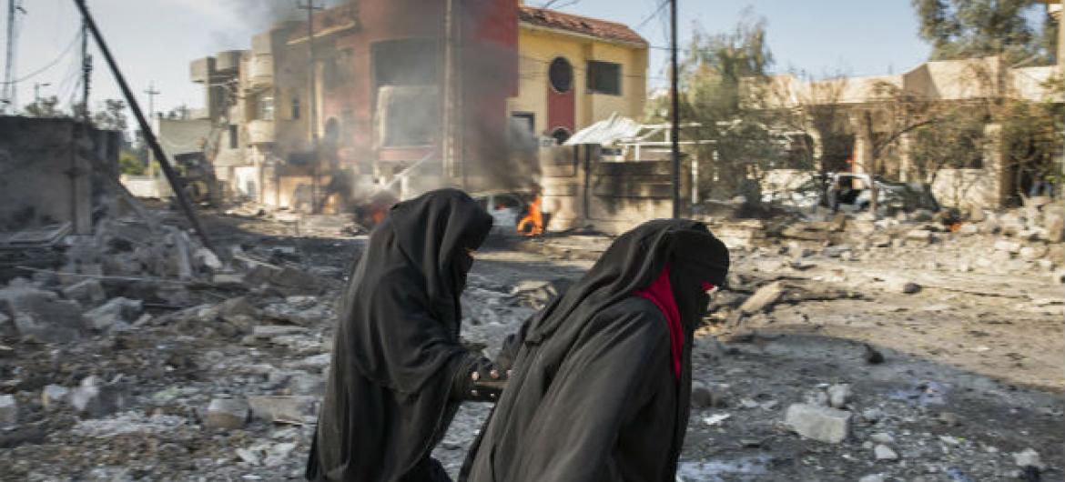 Carro bomba explode em Mosul, Iraque. Foto: Acnur/Ivor Prickett