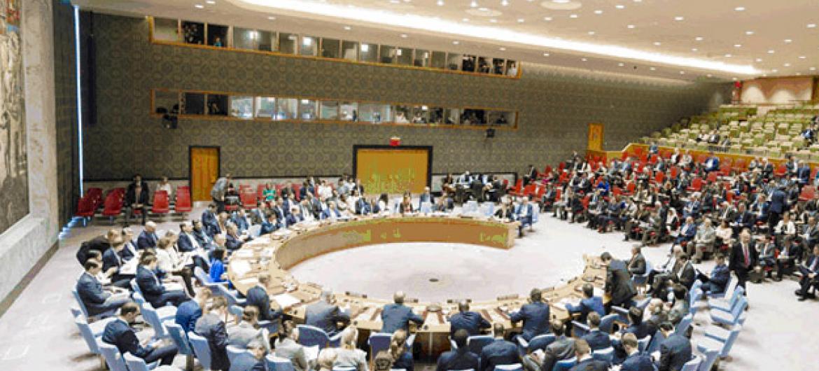 Sessão do Conselho de Segurança. Foto: ONU/Rick Bajornas