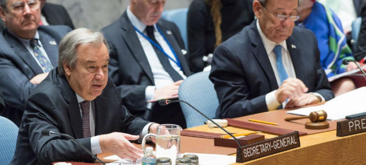 Secretário-Geral  da ONU, António Guterres. Foto: ONU/Eskinder Debebe