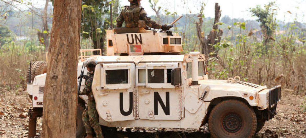 A Missão das Nações Unidas na República Centro-Africana. Foto: Minusca