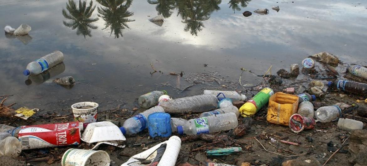Oceanos recebem 8 milhões de toneladas de plástico por ano. Foto: ONU/Martine Perret