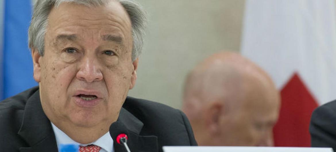 Secretário-geral da ONU, António Guterres. Foto ONU