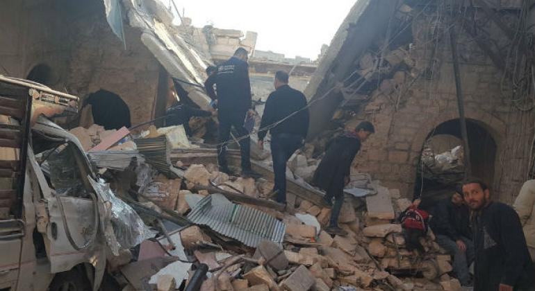 Conflito na Siria causou destruição do sistema de saúde. Foto: OMS